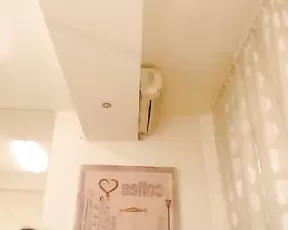 Sexy dark haired couple naked on cam