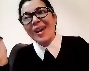 Masturbating at home and moaning