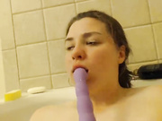 Pale babe filled with cock on a couch