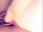 Jenny Jinx red dress teasing dildo masturbation snapchat free