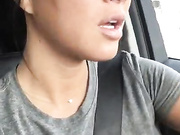 Asa Akira pussy fingering car - onlyfans free porn