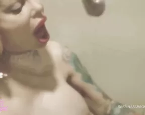 Sabrina Sabrok blowjob doggystyle the shower ManyVids Free Porn Livesex