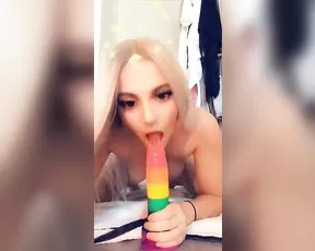 Kathleen Eggleton rainbow dildo blowjob snapchat free