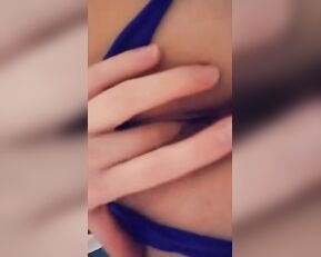 Allysa Amour blue bodysuit masturbation snapchat free