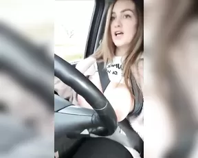 Lee Anne driving time its boobs flashing time snapchat free