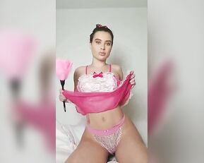 Lana Rhoades aka sexy maid role play pussy masturbation snapchat free