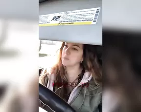 Lee Anne driving flashing snapchat free