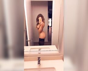 Katie Adler dildo riding sexy stocking naked mirror view snapchat free