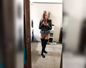 Ava Isabella bra panties front mirror - onlyfans free porn