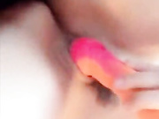 Sarah Luv dildo vib pussy close orgasm snapchat free