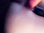 Sarah Luv dildo vib pussy close orgasm snapchat free