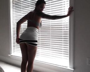 Alexis Zara Short Skirt Silhouette Dirty Tease Strip ManyVids Free Porn Livesex1