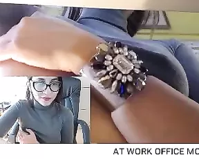 BellaTorrez hidden office cam, webcam porn video