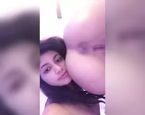 Veronica Rodriguez naked with sexyfriend teasing bed snapchat free