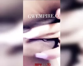 Gwen Singer black dildo snapchat free