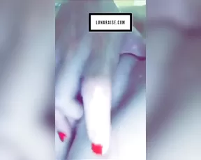 Luna Raise sweet shower pussy play snapchat free