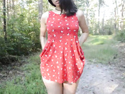 Sexy Flower Water pink dress teasing 2017_09_20 - onlyfans free porn