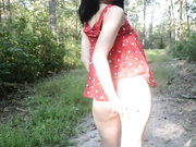 Sexy Flower Water pink dress teasing 2017_09_20 - onlyfans free porn