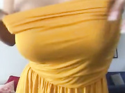 Trinity Clair yellow dress - onlyfans free porn