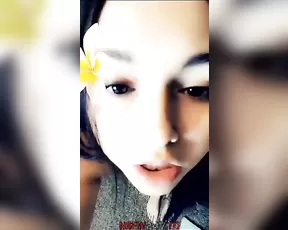 Slutty Baby Tiger dildo orgasm show snapchat free