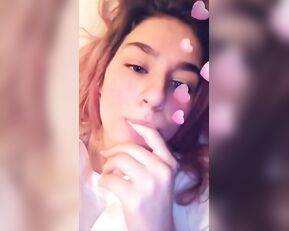 Roslaria teasing bed snapchat free