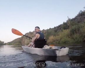 Harper Madi public flashing three girl kayak trip 2017_10_17 - onlyfans free porn
