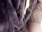 Jenny Jinx bed teasing with anal plug snapchat free