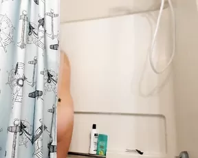 Annah12 shower shave & cum – amateur
