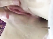Laiste Girl masturbating creamy pussy snapchat free