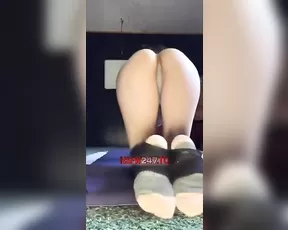 Justine Aquarius yoga time panties snapchat free