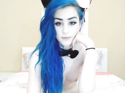 Kati3kat pink panties & ears MFC naked webcam wicked video