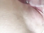 Skye Blue glass dildo masturbating close view snapchat free