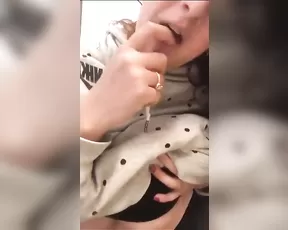 Lee Anne public bath-room quick big boos tease snapchat free