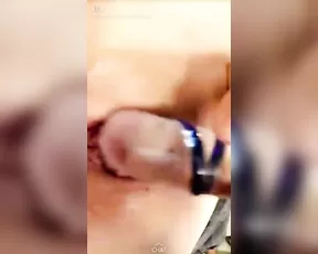 Jill Jenner glass dildo masturbating snapchat free