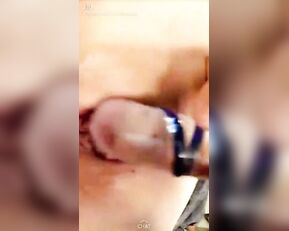Jill Jenner glass dildo masturbating snapchat free
