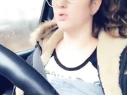 Lee Anne tits flashing while driving snapchat free