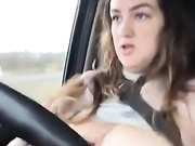 Lee Anne driving tits flashing snapchat free