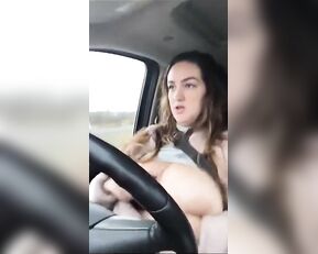 Lee Anne driving tits flashing snapchat free