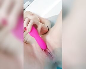Naughty Ginger bath tub dildo show snapchat free