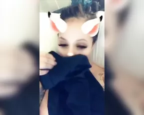 Cortana Blue nude shower teasing snapchat free