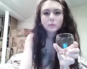Masked blonde sucks a cock