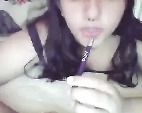 chubby girl on webcam