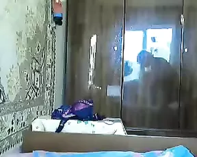 Lovely lady is using her sex toys
