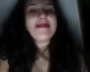 Lovely teen is seen sucking dick