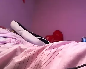 Blonde is handling a cock