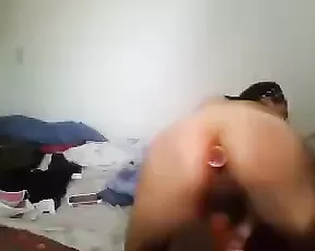 Teen sucks a big cock