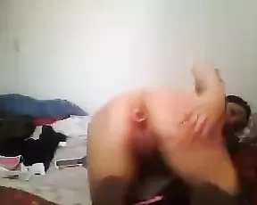 Teen sucks a big cock