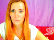 Skinny woman is playing with herself