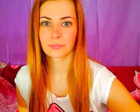 Skinny woman is playing with herself