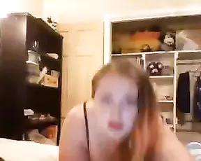 Blonde gets cum in her mouth